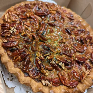 Bourbon Pecan Pie. $29.00.