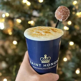 Creme brûlée latte cold