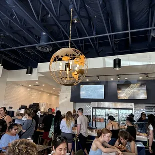 In line for beignets &amp; donuts!  Excited to try it!