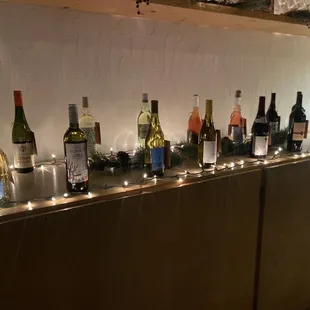 Visual of their wine selection.