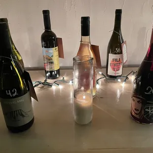 Price of wine is marked on bottles. They add a $15 corkage fee.