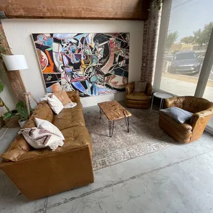 The couches are so comfy