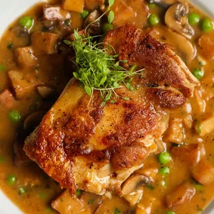 Chicken Clemenceau