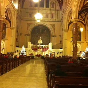 Getting ready for Midnight Mass