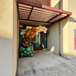 Entrance to the Graduation Party