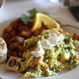 Salmon Scramble