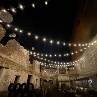 Nighttime on the patio