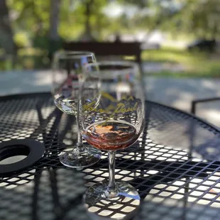 Two of the Staff Favorite picks from the tubular tasting: Roseraire and Laurel Hill (NC Best of Show).