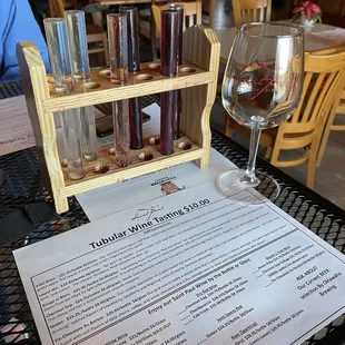 Tubular Wine Flight