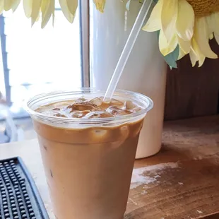 Iced latte ($4.50). Really bold strong espresso - love it! 9/20/2022