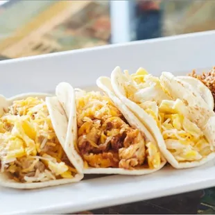 breakfast tacos at Saint Taco in Carrollton, TX