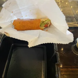 Chicken crunchy cheese taco.