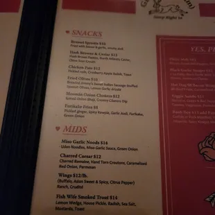 Food Menu