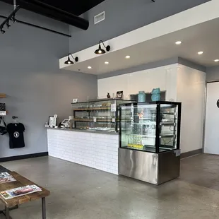 a view of the counter area