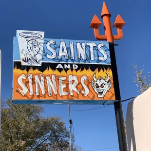 a sign for saints and sinns