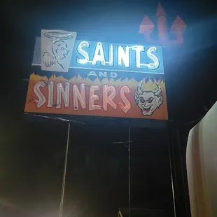 Signage outside, ICONIC!