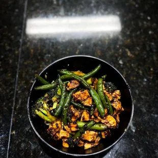 Grilled chicken mixed veggies with low sodium teriyaki sauce