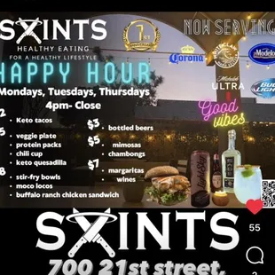 Happy Hour specials