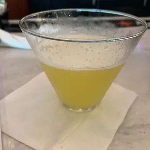 Charlie made me a yummy pinneapple martini