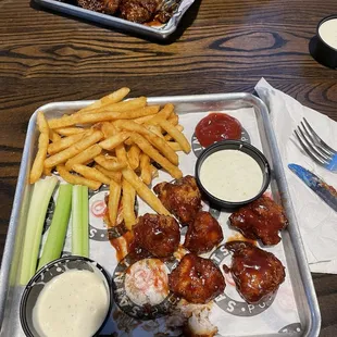 Nuggs Bbq with Fries