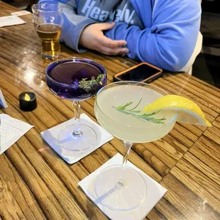 Lemon Drop Martini &amp; Garden Spritzer!