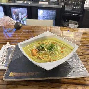 Lamb Curry Noodle Soup