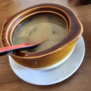 Miso soup (came with Bento box)