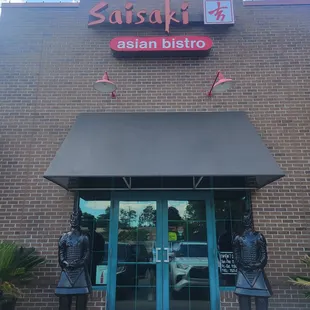 Outside Front Entrance