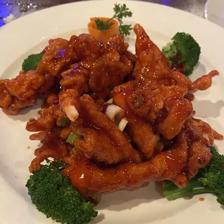 Szechuan Pepper Corn Crispy White Meat Chicken Lunch Special