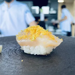 Scallop and bottarga