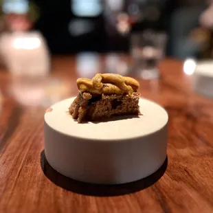 Sea urchin with brown buttered sour dough