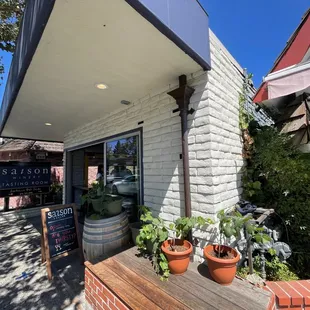 the outside of the building