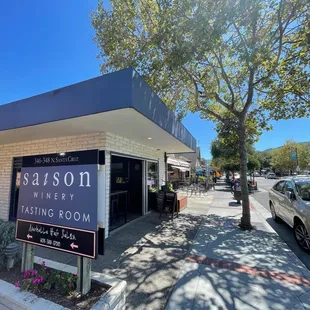 the outside of the building