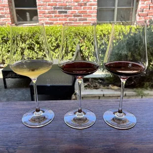 The Saison Experience wine flight