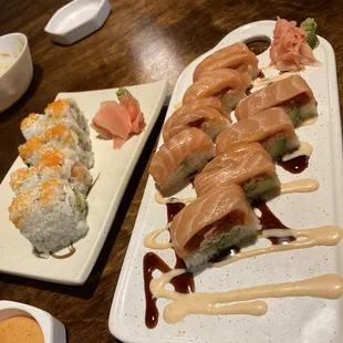 Ocean roll and philly roll