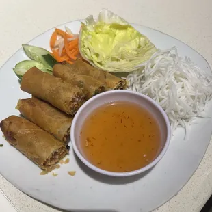 Spring rolls. Very refreshing.
