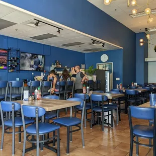 the interior of a restaurant