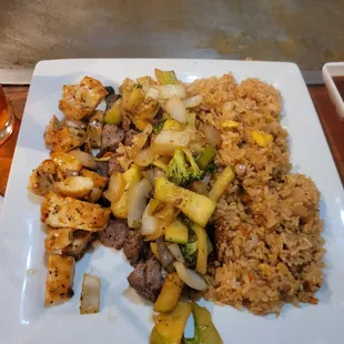 Steak &amp; chicken