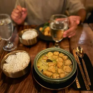 Green Curry with tofu