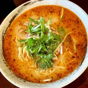 Extra Spicy chicken miso ramen
