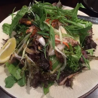 Salmon Skin Salad
