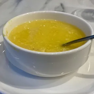 Lemon rice soup