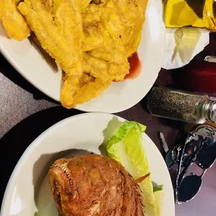 Rostered and Fried Red Snapper