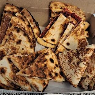 Manaqeesh zaatar, meet pies, suju pies &amp; cheese pies