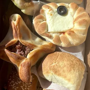 Assorted baked goods