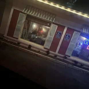 Our server flicking us off