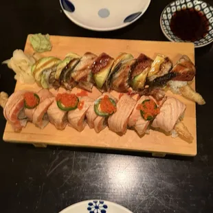 food, sushi and sashimi