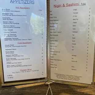 Menu June 2021