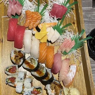 sushi and sashimi