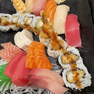 sushi, sushi and sashimi, sashimi, food